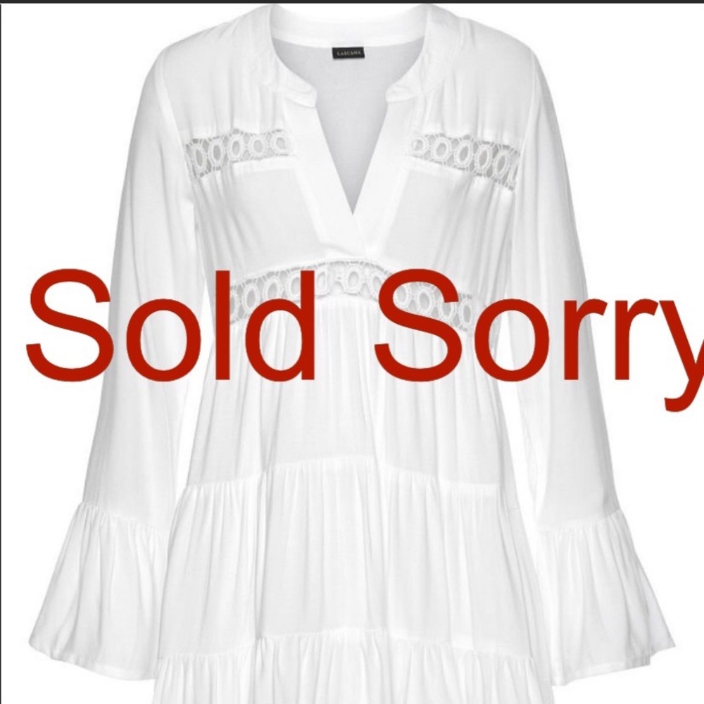 Lascana Short V-neck Ruffle Dress